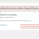 woocommerce address change email notification